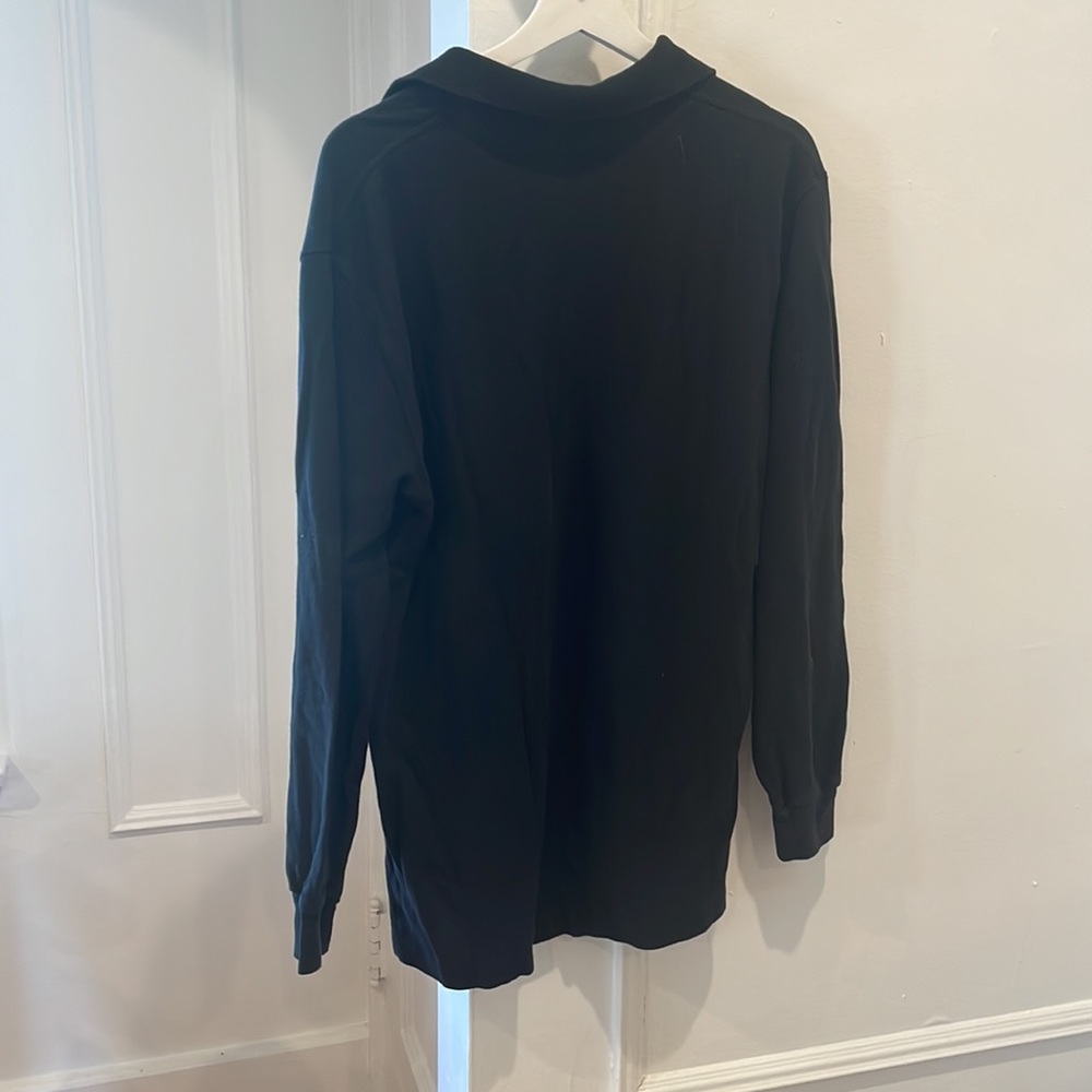 Ralph Lauren black long sleeve polo - Picture 2 of 2